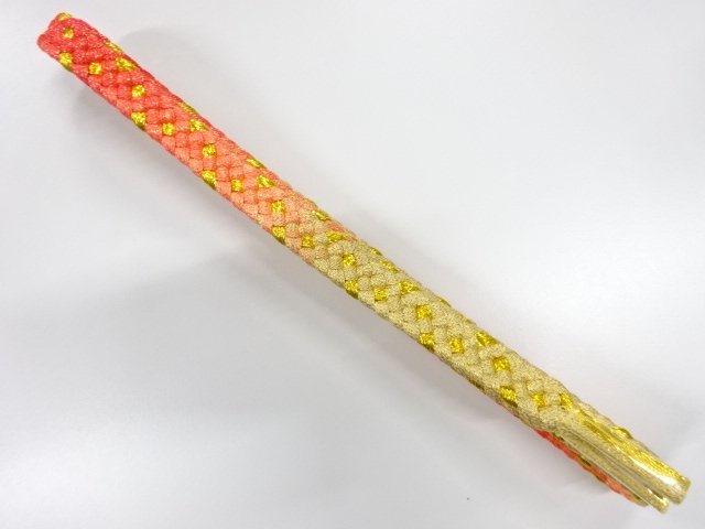 未使用品　正絹　手組帯締め